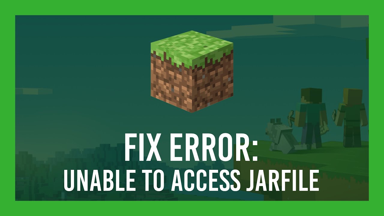 unable to access jarfile minecraft
