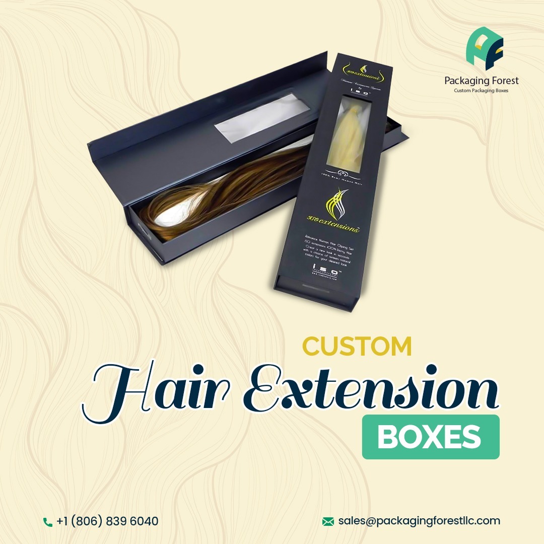 Custom Hair extension boxes