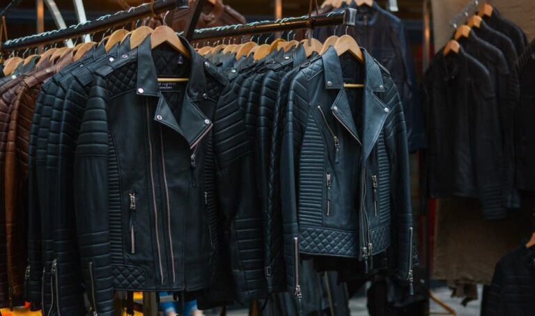 Black leather jackets: three classic designs