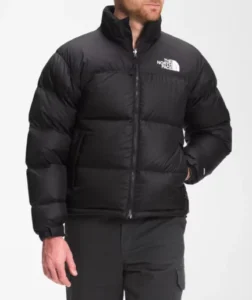 Official North face black puffer jacket