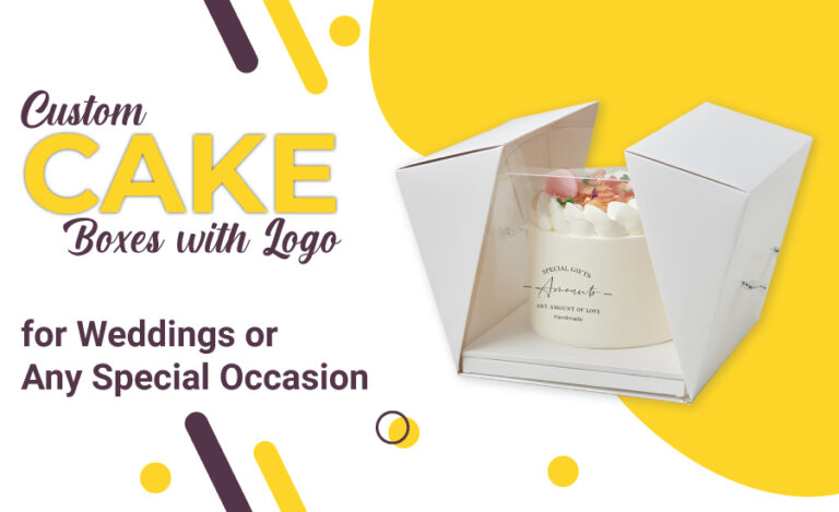 Custom Cake Boxes with Logo for Weddings or Any Special Occasion
