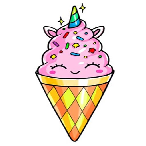 Learn How To Draw Ice Cream Drawing For Kids | Tutorial