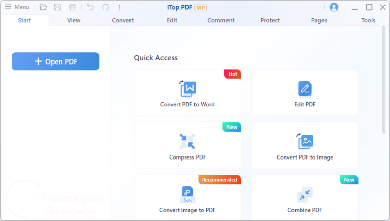 iTop PDF – Convert PDF Files to Word Easily